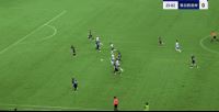 4分钟内2连中柱！内尔松射门再次击中立柱弹出